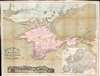1854 Philip Map of the Crimean Peninsula / Crimea