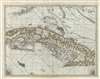 1775 Jefferys Map of Cuba and the Florida Keys