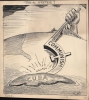 1961 White Cartoon Original Art, Cuba-Soviet Relations