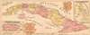 1898 Public Ledger Map of Cuba and the Philippines during the Spanish American War