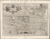 1579 Ortelius Map of Cuba, the Caribbean, and Northwestern Mexico: First Edition
