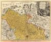 1720 Homann Map of Moravia, Czech Republic