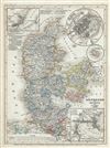 1849 Meyer Map of Denmark