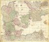 1770 Lotter Map of Denmark 'Daniae Regnum'
