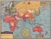 1943 Stanley Turner Map of Europe, Africa, and Asia During World War II
