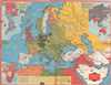 1941 Turner Map of Europe During World War II