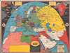 1942 Turner Pictorial Map of Europe and North Africa During World War II