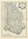 1771 Bonne Map of Dauphine and Provence, France
