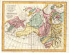 1772 Vaugondy / Diderot Map of Alaska, the Pacific Northwest & the Northwest Passage