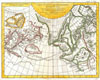 1772 Vaugondy and Diderot Map of the Pacific Northwest and the Northwest Passage