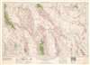 1961 U.S. Army Map Service Map of Death Valley National Monument and Environs