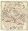 1856 Burritt - Huntington Map of the Constellations or Stars in October, November and December