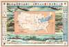1941 Hammond Pictorial Map of United States Defense Mobilization Before WWII