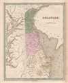 1846 Bradford Map of Delaware