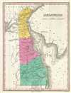 1828 Finley Map of Delaware