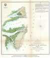 1851 U.S. Coast Survey Map of the Delta of the Mississippi River, Louisiana