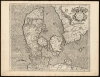 1595 Mercator Map of Denmark (First Edition)