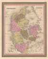 1849 Mitchell Map of Denmark