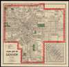 1907 Clason Map of Denver, Colorado