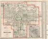 1919 Clason Map of Denver, Colorado