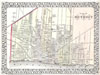 1872 Mitchell Map of the City of Detroit, Michigan