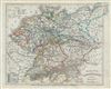 1852 Meyer Map of Greater Germany (Germany, Holland, Belgium, Bohemia, Austria)