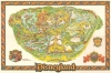 1979 Walt Disney Productions Pictorial Wall Map of Disneyland