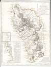 1778 Buache Map of Dominica
