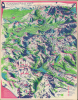 1955 Mathis Pictorial Map of U.S. Route 40, Donner Pass, California and Nevada