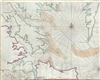 1751 Tiddeman Map of the Chesapeake Bay Entrance, York River, and James River