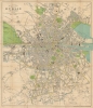 1926 Bacon Map of Dublin, Ireland