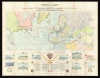 1956 Philip Map of Winston Churchill's Travels During World War II