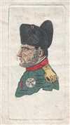 1814 Maaskamp Napoleon Caricature and Explanatory Political Broadside