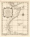 1780 Bellin Map of the Horn of Africa, Southern Arabia and the Gulf of Aden.
