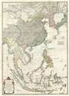 1755 Bolton Map of Southeast Asia, the East Indies, China, Korea, and Japan