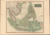 1814 Thomson Map of Southeast Asia (Singapore, Thailand, Malay)