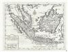 1740 Alibrizzi Map of the East Indies (Malay, Singapore, Borneo)