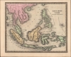 1849 Greenleaf Map of the East Indies: Borneo, Java, Sumatra, Thailand, Vietnam