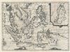 1705 Renneville Map of the East Indies: Malaya, Java, Borneo, Singapore