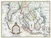 1712 Wells Map of India and the East Indies