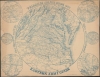 1863 Magnus Civil War Map: 90 Miles Around Richmond (Rare)