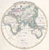 1844 Flemming Map of the Eastern Hemisphere