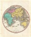 1827 Finley Map of the Eastern Hemisphere (Asia, Australia, Europe, Africa)
