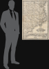1863 Colton Civil War Map of Eastern North Carolina showing Union Blockade