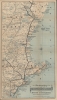 1880 Rand Avery Map of the Eastern Railroad, New England