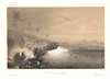 1845 Lauvergne View of Ships Stranding in the Hawaiian Islands