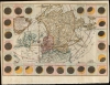 1748 North Polar Projection Map Predicting the July 14, 1748 Solar Eclipse