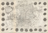1748 North Polar Projection Map Predicting the July 14, 1748 Solar Eclipse
