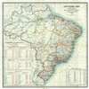 1911 Rodrigues Economic Map of Brazil during Rubber Boom