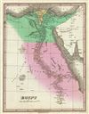 1827 Finley Map of Egypt
